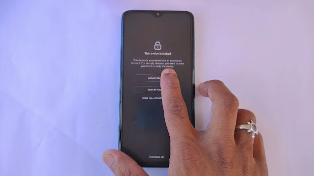 click on activate this device activate this device xiaomi