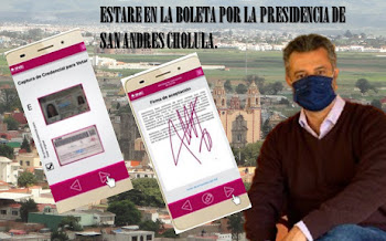 Felipe Sandoval ya cuenta con las firmas necesarias para poder ser candidato independiente por la alcaldía de San Andrés Cholula