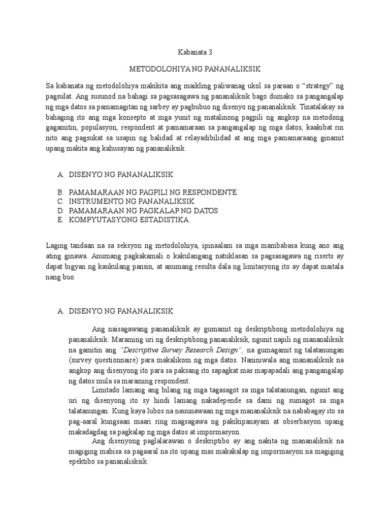 Halimbawa ng thesis sa filipino tungkol sa wika