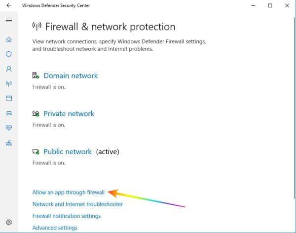 Menghentikan Windows Firewall yang memblokir internet pada windows 10