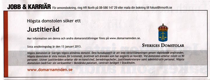 Calle Rockbacks Blogg Annonsen Som Faller Goran Lambertz