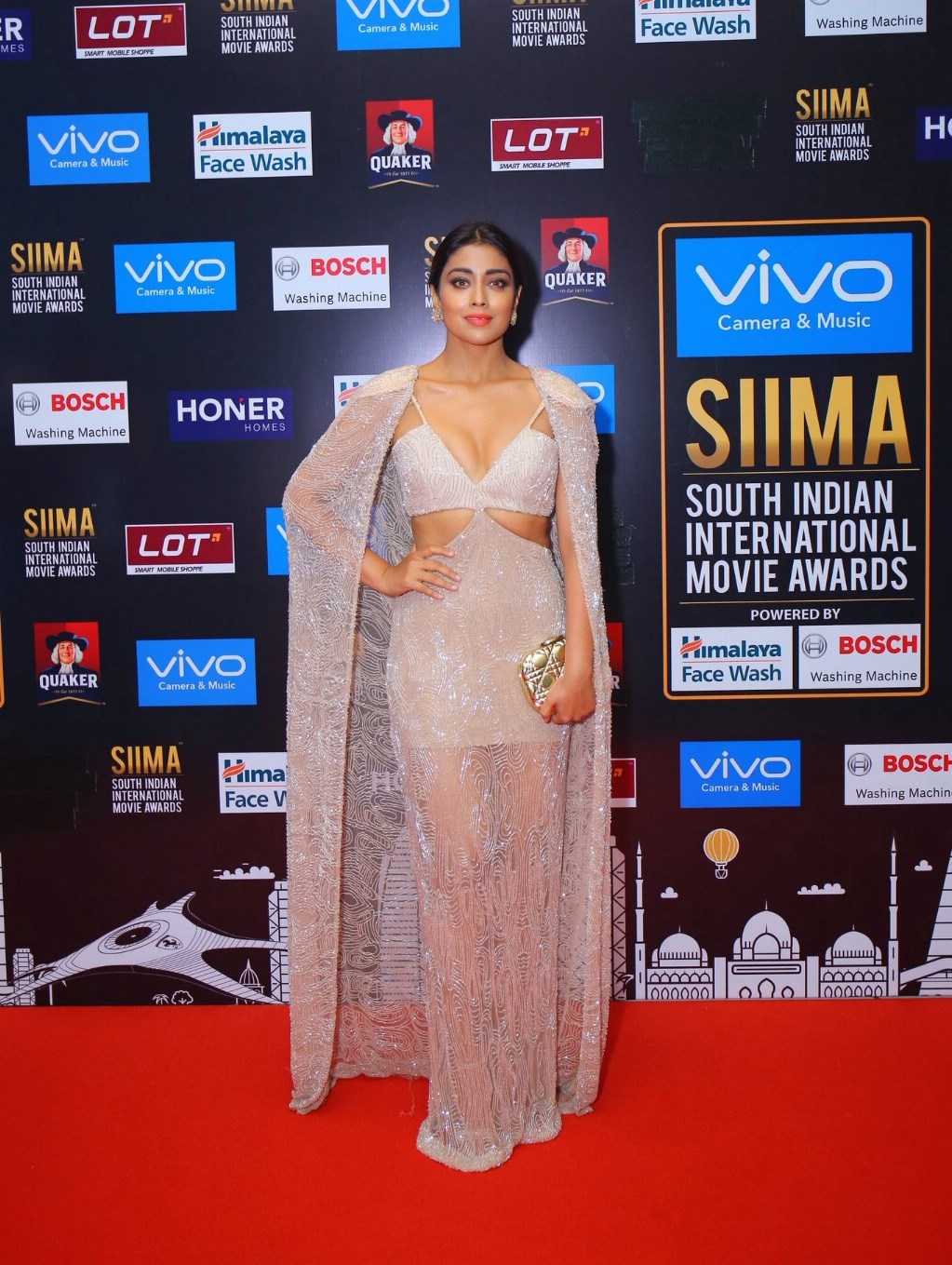 Actress Shriya Saran Photos At SIIMA Awards 2017