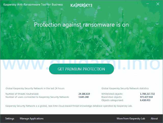 Kaspersky Anti-Ransomware Tool for Business Kaspersky Anti-Ransomware Tool for Business