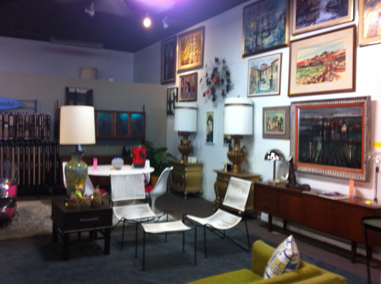 Janice S. A rather cool midcentury modern store beside revivals