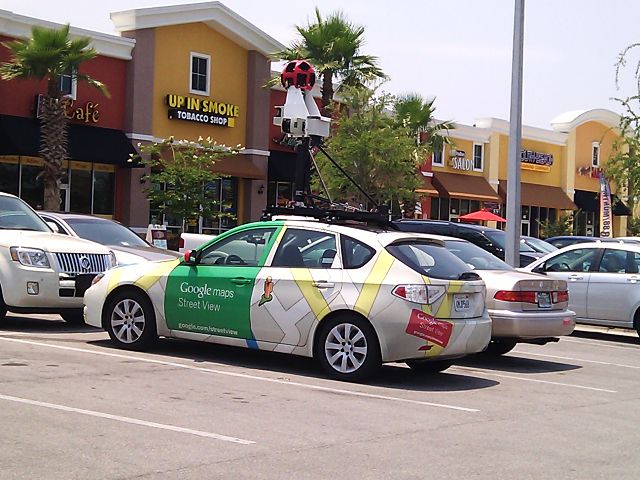 Damn Cool Cars: Google Maps Car