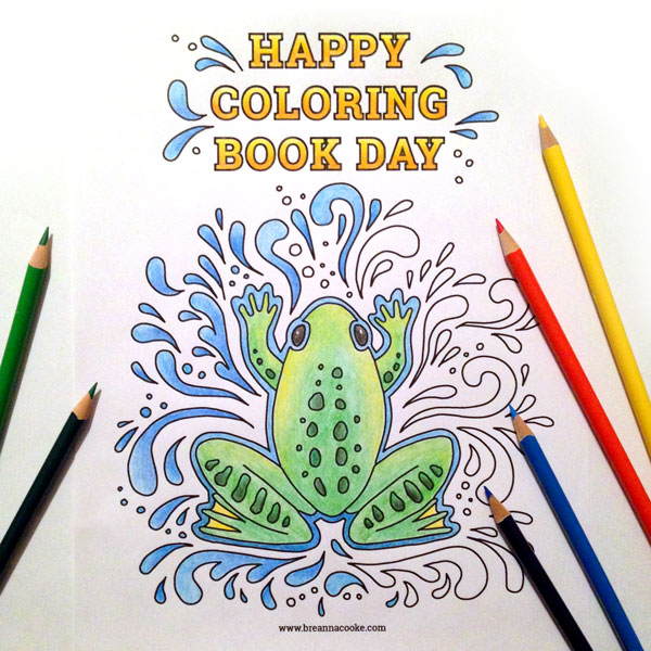 National Coloring Book Day