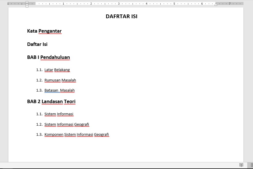Membuat Daftar Isi Di Microsoft Word - satutitiknol.com