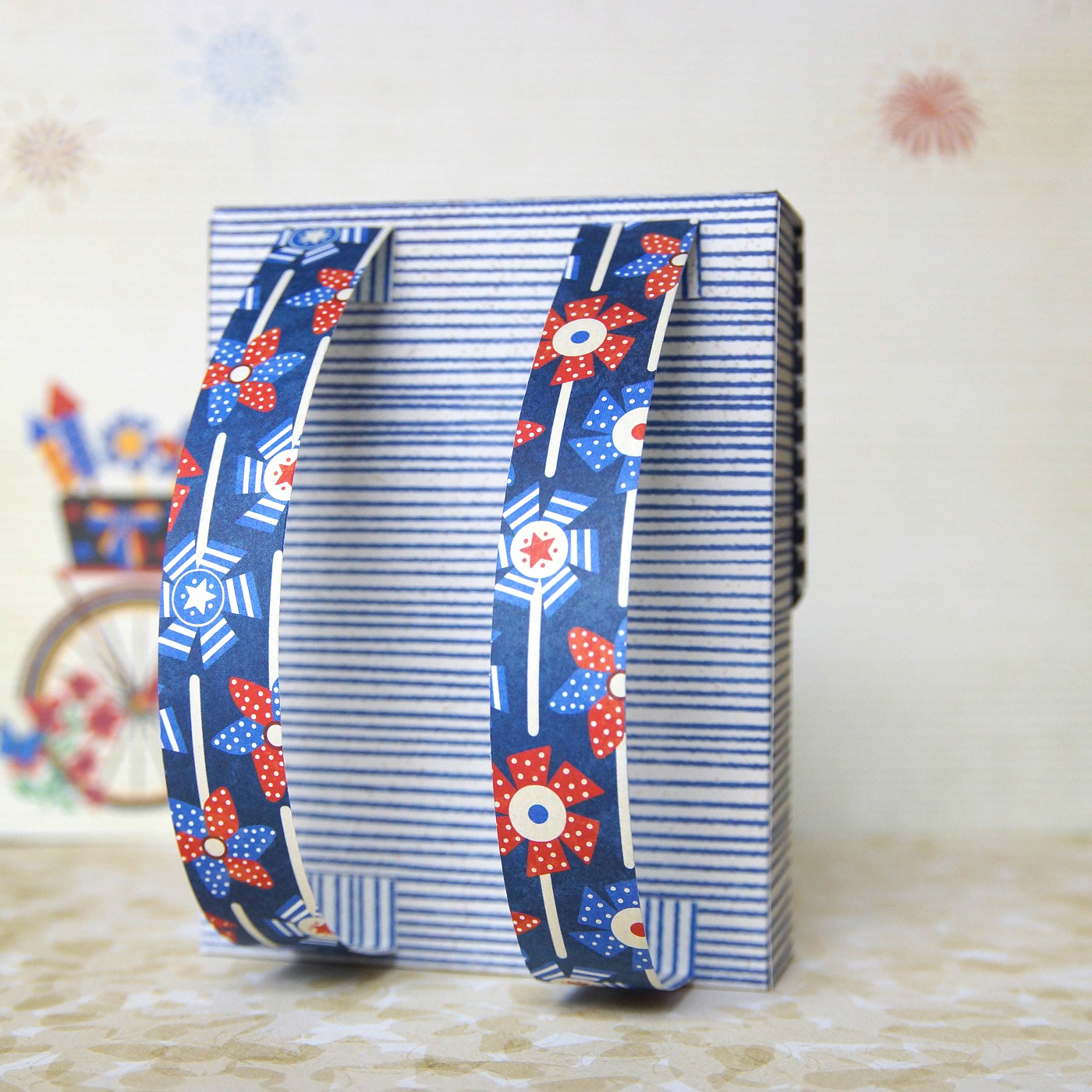 The BoBunny Blog: Paper Backpack Tutorial with Emmy