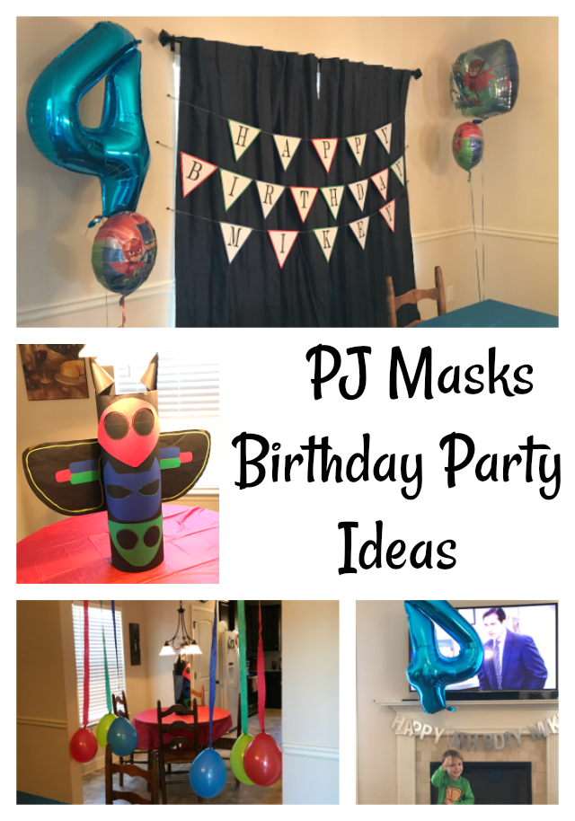 And My Baby Four {PJ Birthday Party - Nanny to Mommy