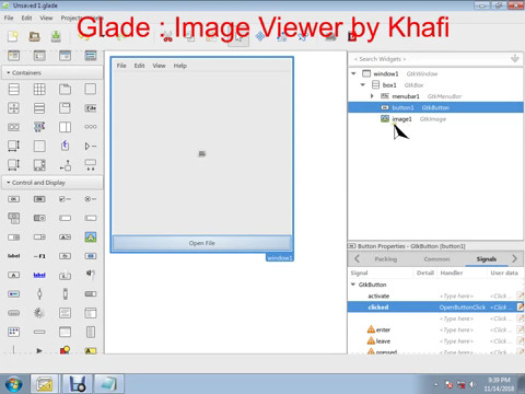 Glade Python : Image Viewer