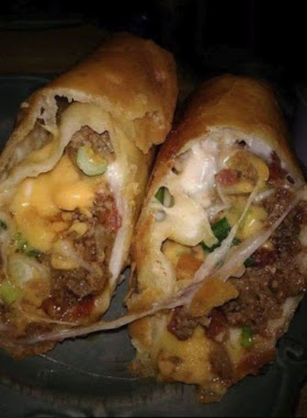 Beef and Cheese Chimichanga