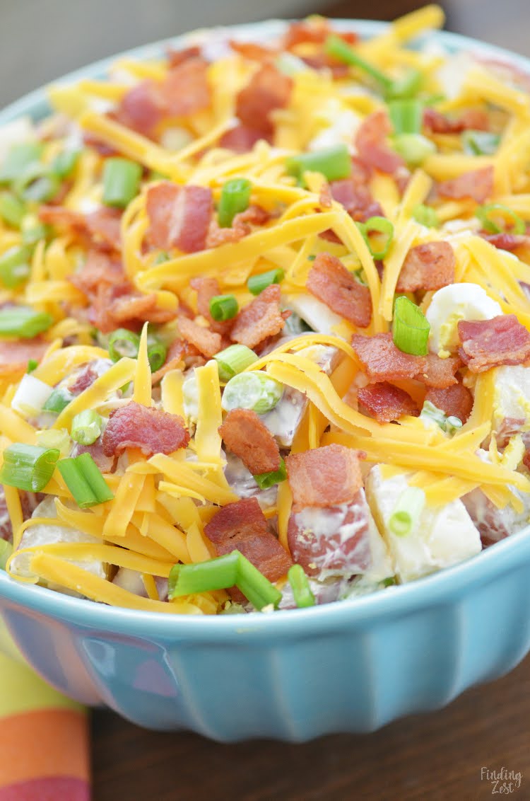 Loaded Red Potato Salad | Courtesy of Finding Zest