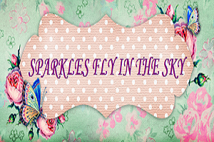 Sparkles Fly In The Sky Advertisement Banner