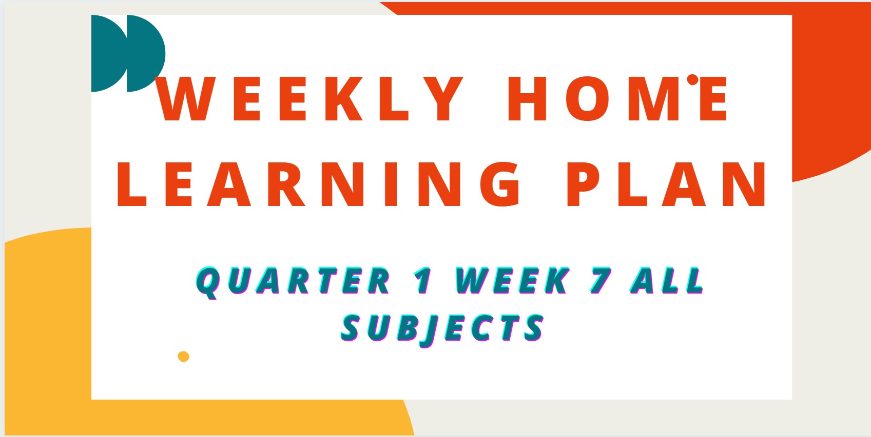 Weekly Home Learning Plan Grade 2 Quarter 1 Week 7 All Subjects weekly-home-learning-plan-grade-2-quarter-1-week-7-all-subjects
