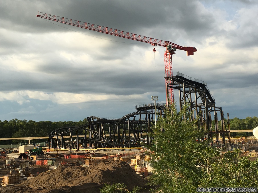 PHOTOS Tron Roller Coaster Construction Progress at Magic Kingdom