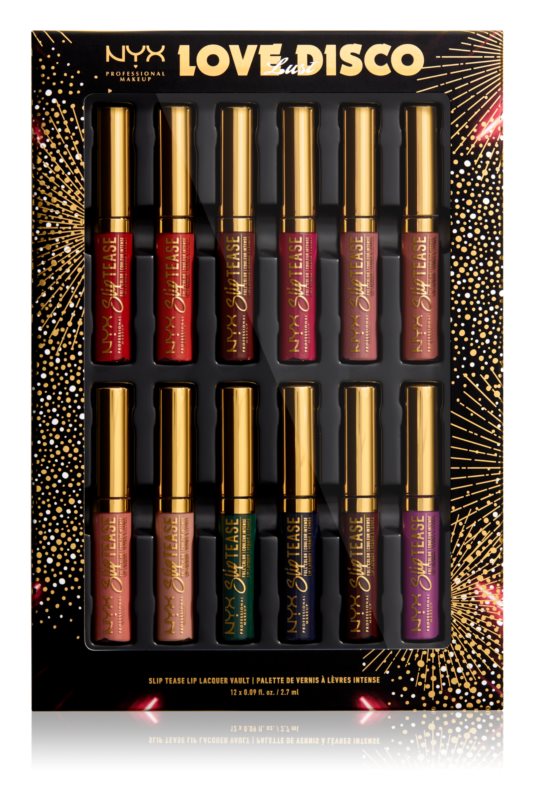 set de labiales NYX Professional Makeup Love Lust Disco Slip Tease