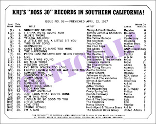 KHJ Boss 30 No. 93 - April 12, 1967