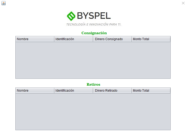 Crear Cajero automático con JAVA