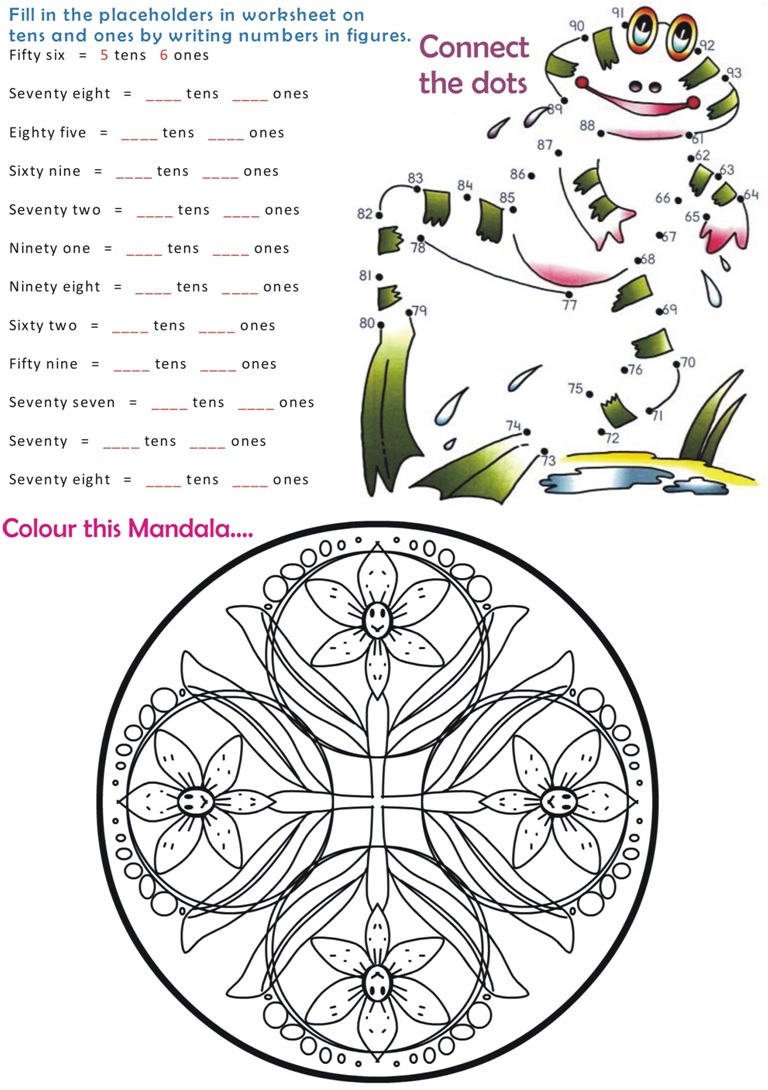 worksheets: Connect The Dots