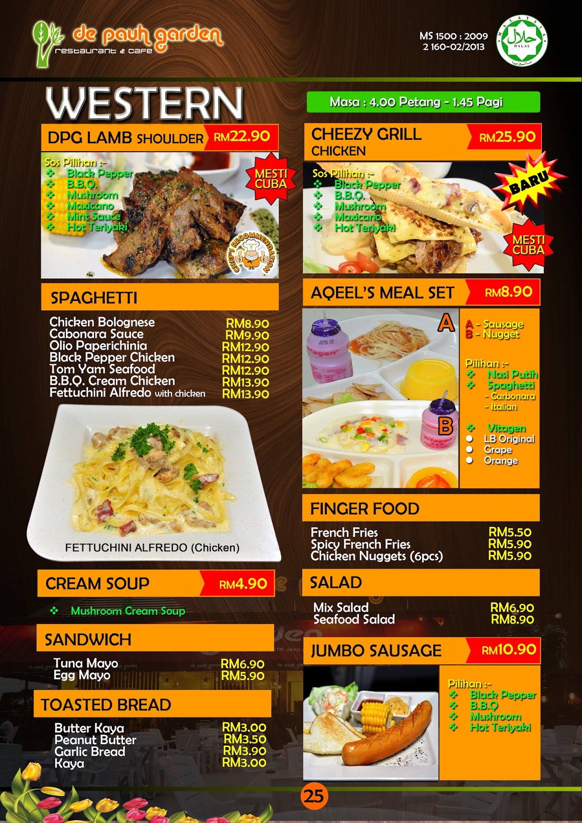 De Pauh Garden Western Food