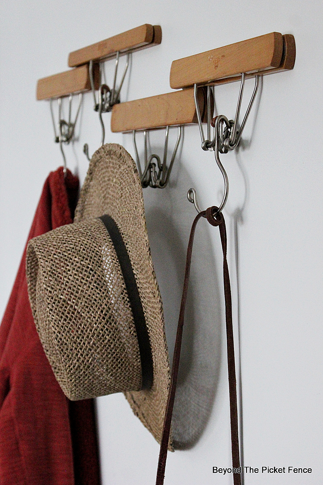 Beyond The Picket Fence: Rustic Boho Bedroom Seating Area and DIY Coat Hook