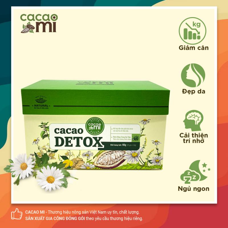 Cacao Detox Cacaomi Thanh Lọc Cơ Thể (Hộp 20 Gói)