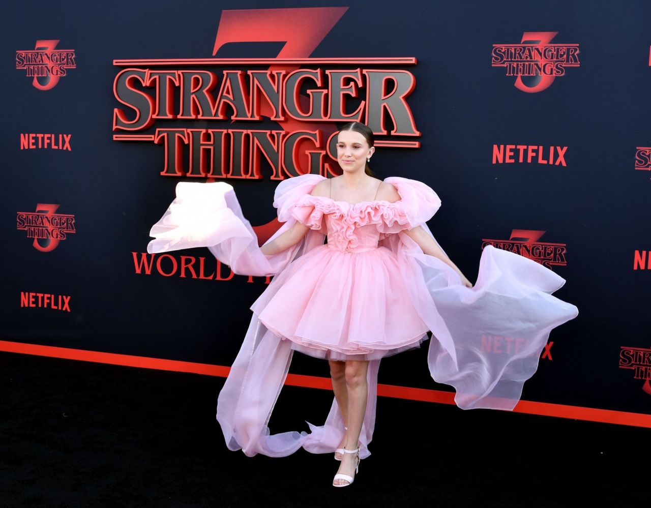 Millie Bobby Brown leads the glamour at the Stranger Things Season 3