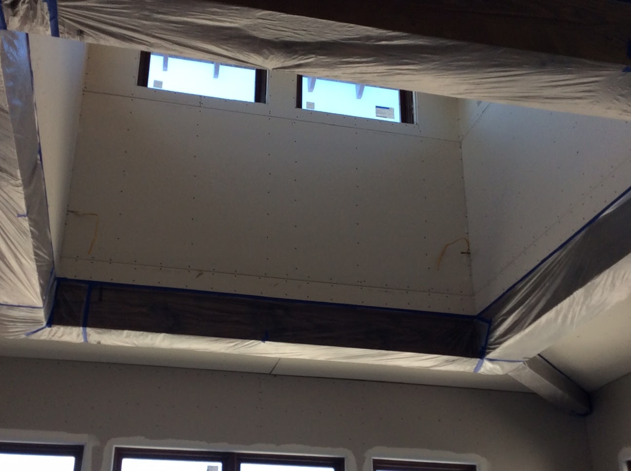 Farris Residence Tape & Floating Corners on Windows