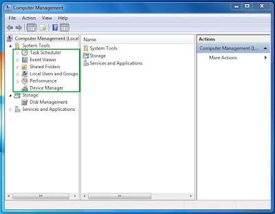 Run Computer Management MSC, run command