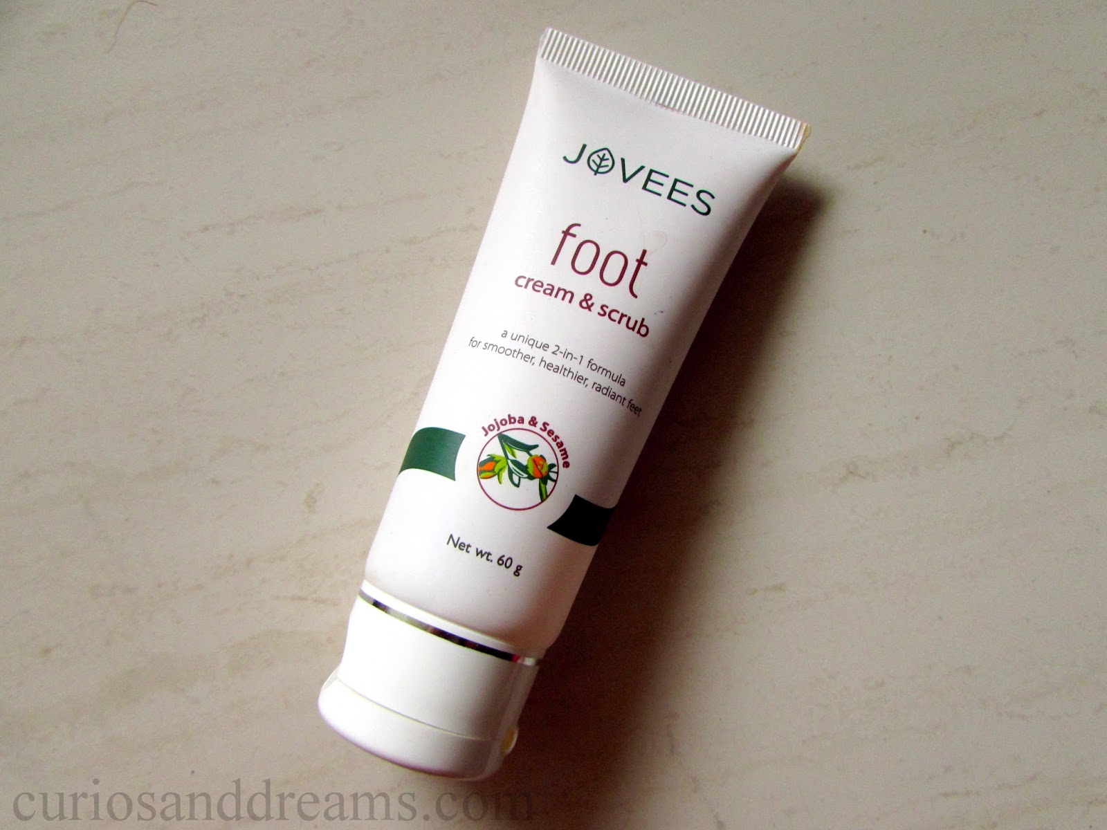 Jovees Foot Cream & Scrub Review Curios and Dreams Indian