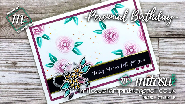 Stampin' Up! Perennial Birthday order from Mitosu Crafts UK Online Shop