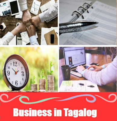 Business Word List in Tagalog