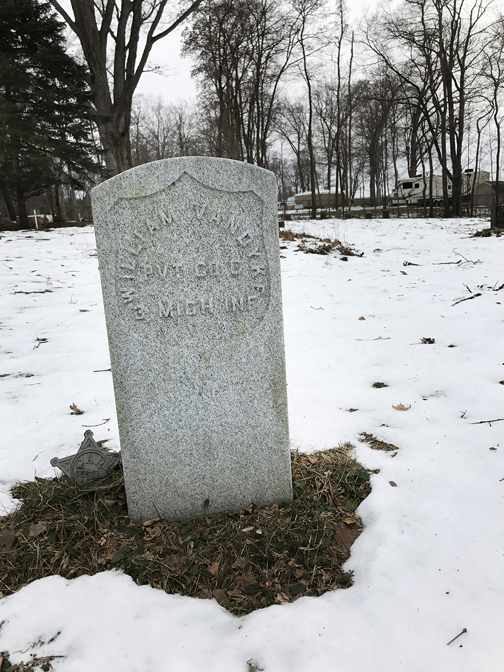 The 3rd Michigan Infantry Ottawa Center Cemetery in Ottawa County