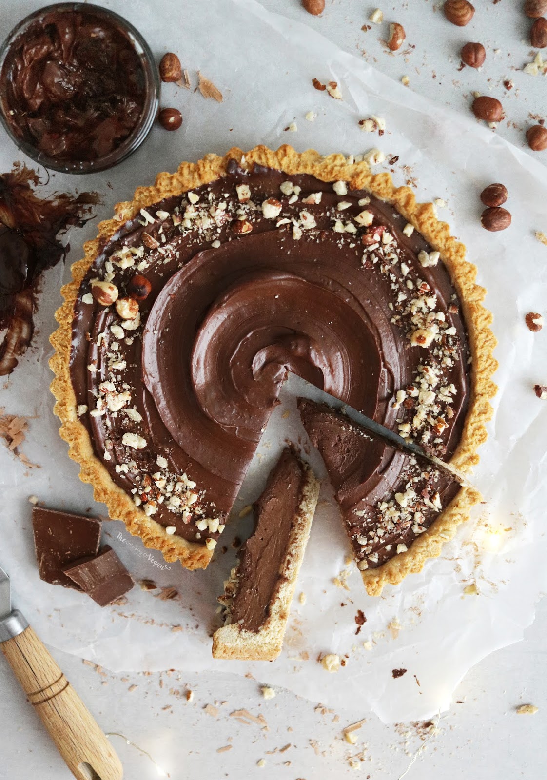 Vegan Chocolate Hazelnut Tart Consume Plant Based