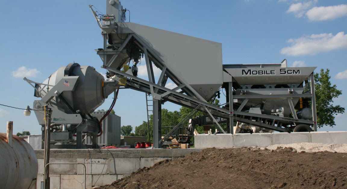 Continuous Concrete Mixers Features and Uses