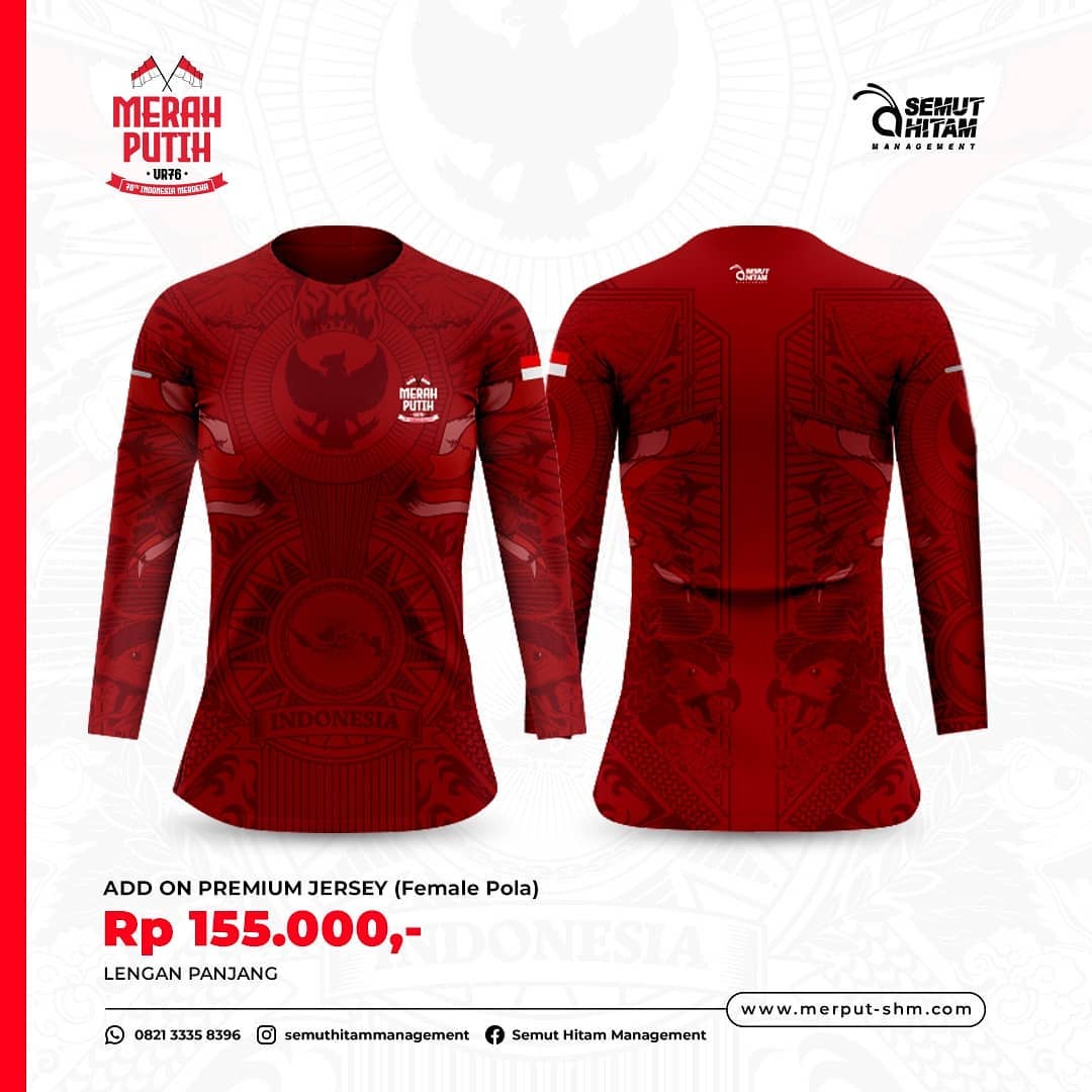 Jersey 🔍 Merah Putih Virtual Run • 2021 Jersey 👕 Merah Putih Virtual Run • 2021