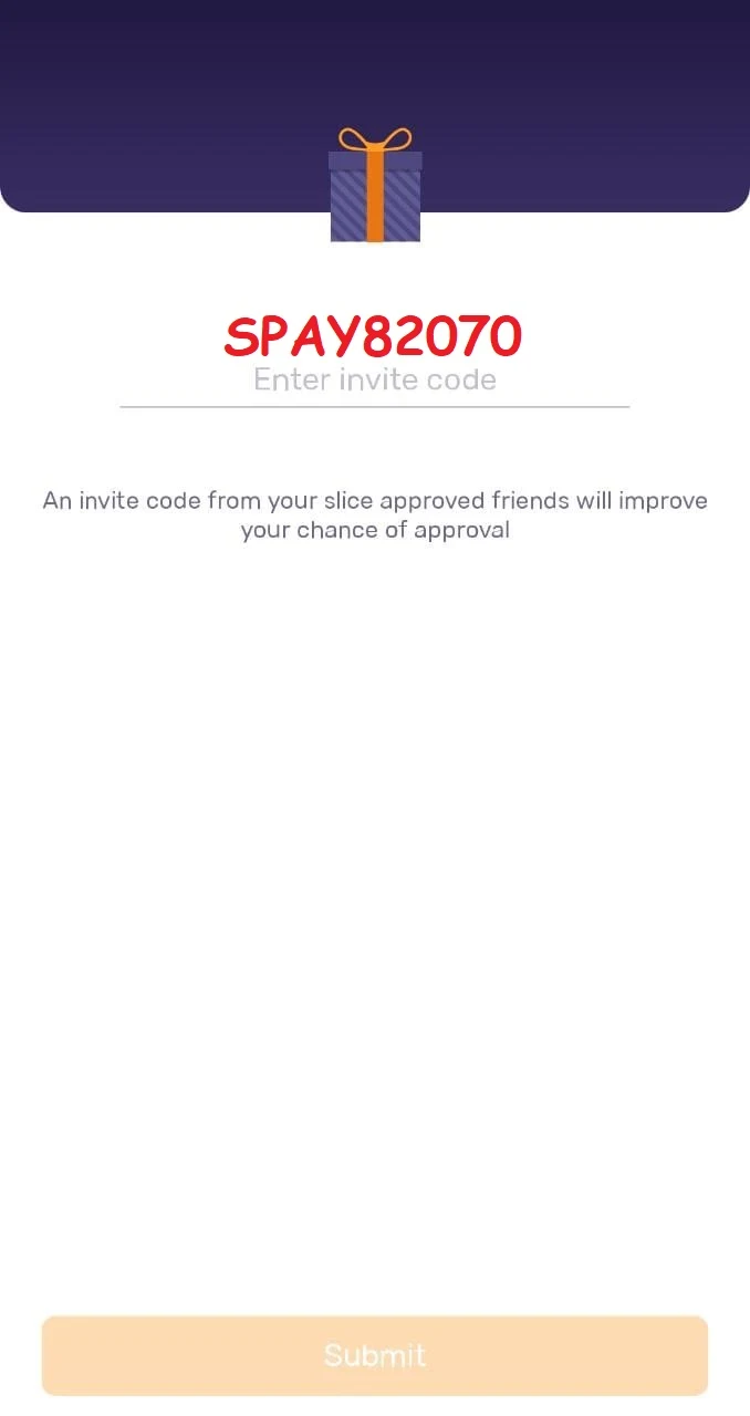 slice code, Slice Referral Code,Slice Referral Code for new users,Slice coupon Code,Slice Promo Code,Slice Signup Code,Slice Refer a friend,Slice Refer and Earn,how to refer Slice app