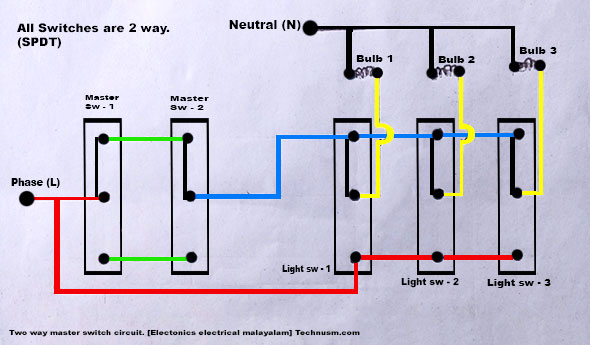 Master Switch 2 Way Connection