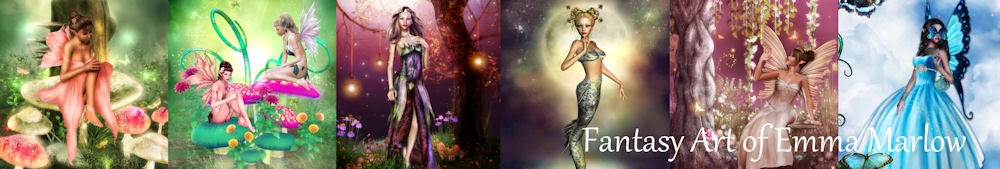 Fairies and Fantasy Art by Emma Marlow 