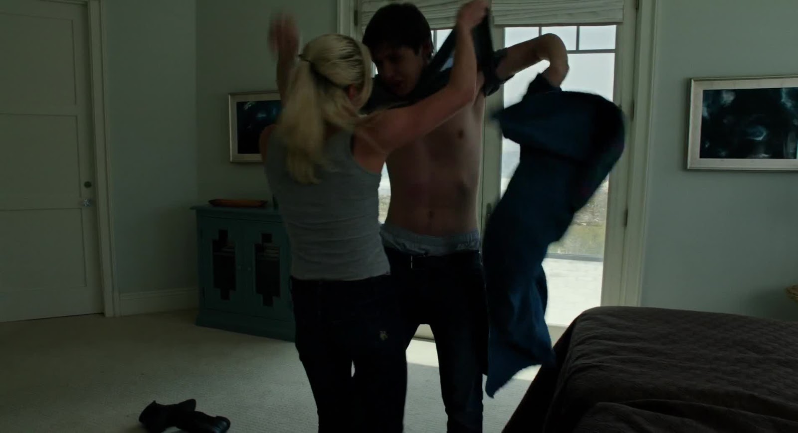 Nick Robinson - Shirtless & Naked in "Being Charlie" .