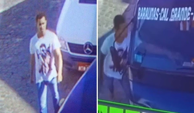 Câmera flagra homem furtando celular dentro de van em Jacobina; assista