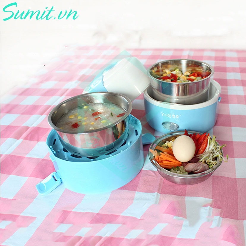 Hộp cơm cắm điện 3 tầng Yoice Y-DFH3