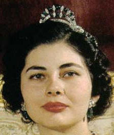 emerald diamond tiara iran princess soraya pahlavi