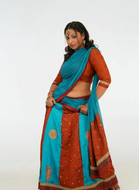 Divya Prabha Telugu Actress Beautiful Pics In Saree 8