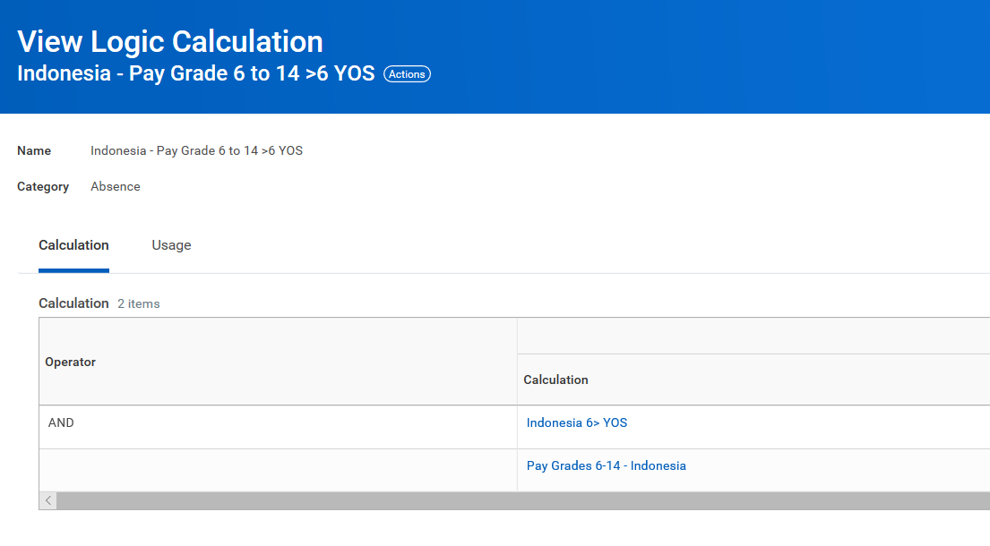 Workday Mastery Conditional checking based on a list of eligible values