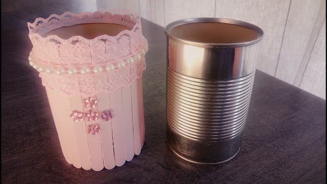  استخدام العلب البلاستيكية والمعدنية