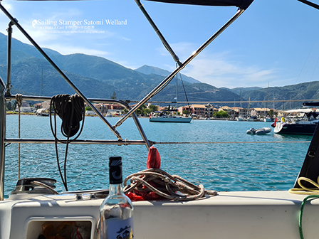 Life on Sailing Boat SATOMI in Greece  by Sailing Stamper Satomi Wellardギリシアでの船上生活レポ
