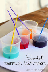 homemade paint watercolor watercolors recipe scented water ingredients using learnplayimagine crafts smell amazing these