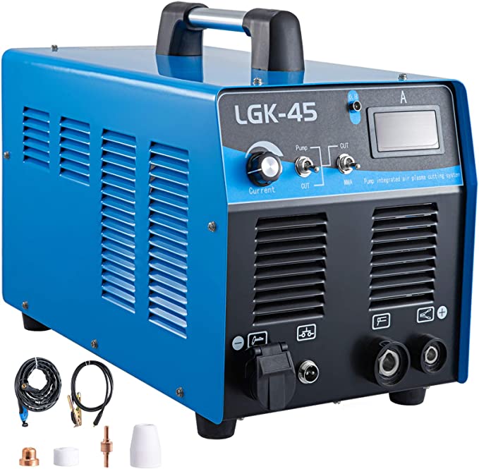 PLASMA CUTTING EQUIPMENT Mophorn Plasma Cutter with BuiltIn Air Compressor 40 Amp, Portable