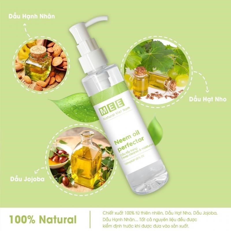 Dầu Tẩy Trang Neem Oil Perfector Tẩy Sạch Makeup Chuyên Nghiệp & Dưỡng Ẩm